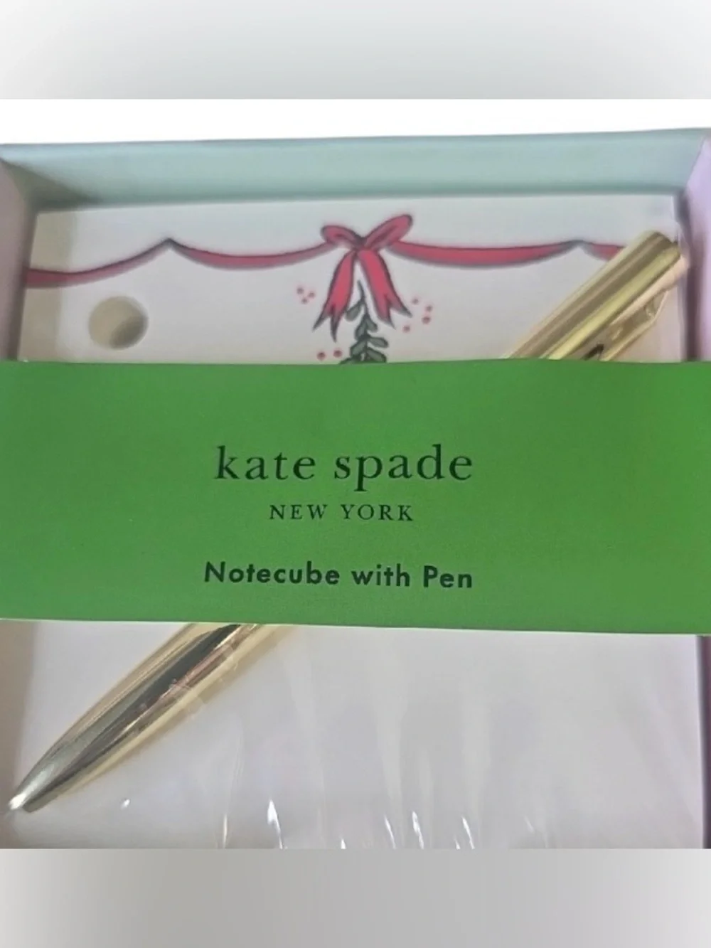 Kate Spade Holiday Note Cube Set